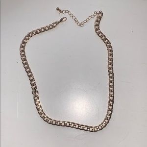 Gold fashion chain necklace